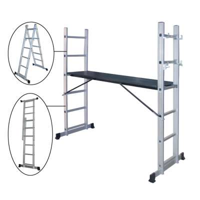 MULTIPURPOSE FOLDING ALUMINIUM LADDER MULTIFUNCTION ALUMINIUM LADDERS