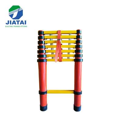 En131, SGS,ISO  Yellow&RED fiberglass ladder/single side fiber glass ladder/extension fiber glass step ladder